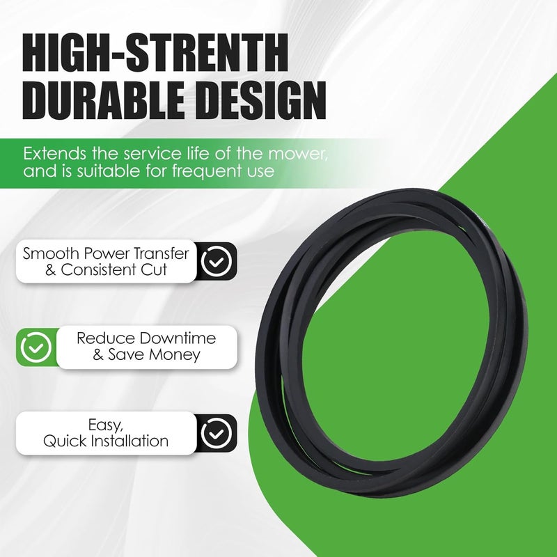 GEATaaT M174994 Mower Deck Belt Fit for John Deere X330 X350 X354 X370 with 42" Decks (1/2" x 144.8") - Image 5